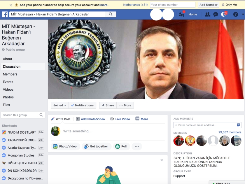 Hakan Fidan’ın gözetiminde yapılan (Facebook) yayınında, bir MITçi Devlet Bahçeli’nin Ermeni olduğunu öne süren bir yazıyı yayınladı.